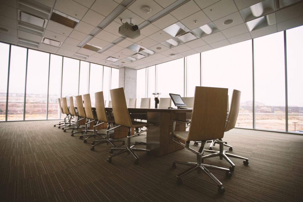 Commercial office flooring