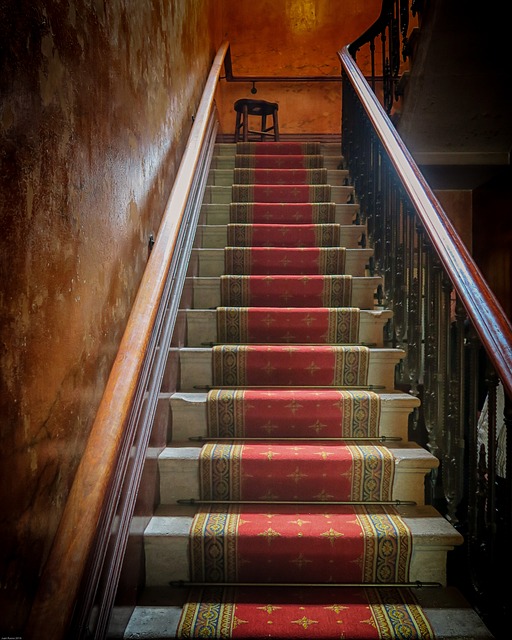 Carpet runner stairs